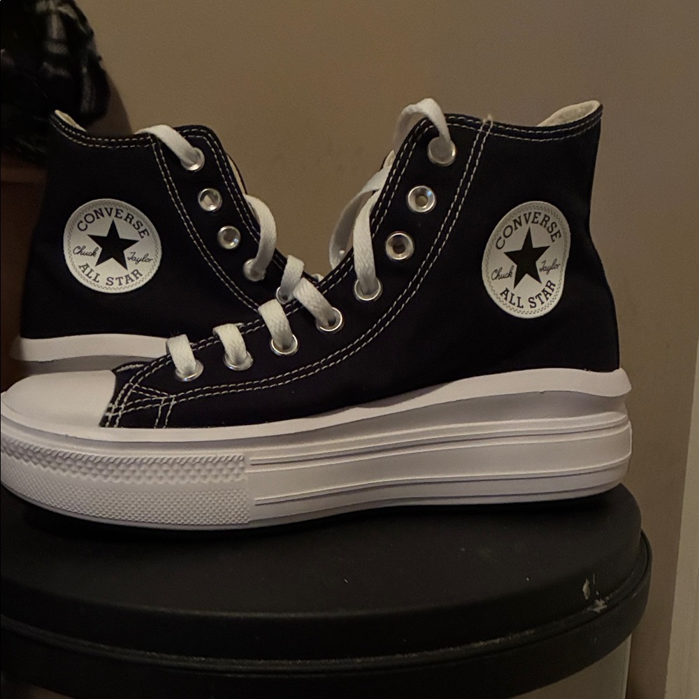 Converse Black and White High-Tops
